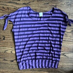 Purple Striped Women's Top by Ella moss